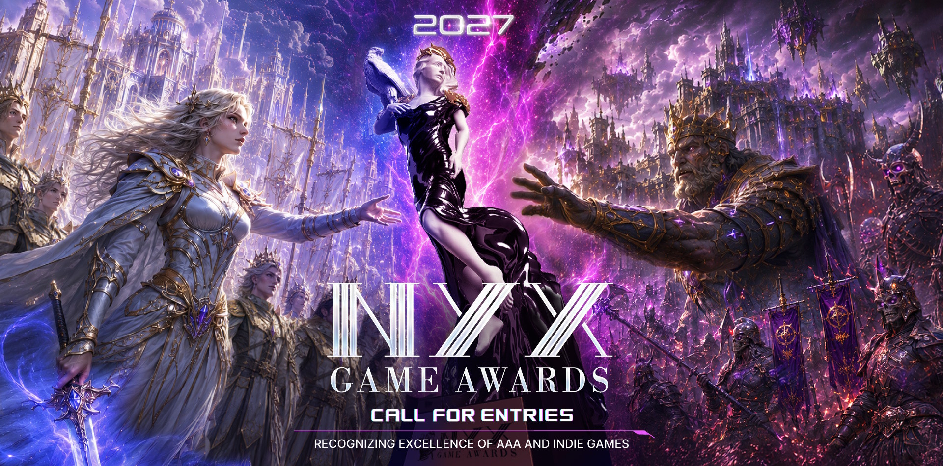 2027 NYX Game Awards Call for Entries, NYX Game Awards Competition 2027