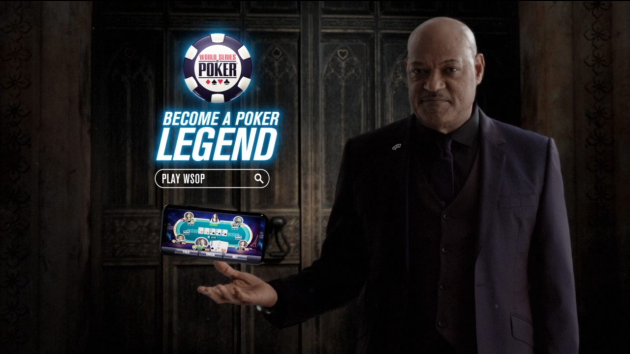 NYX Game Awards - WSOP with Laurence Fishburne