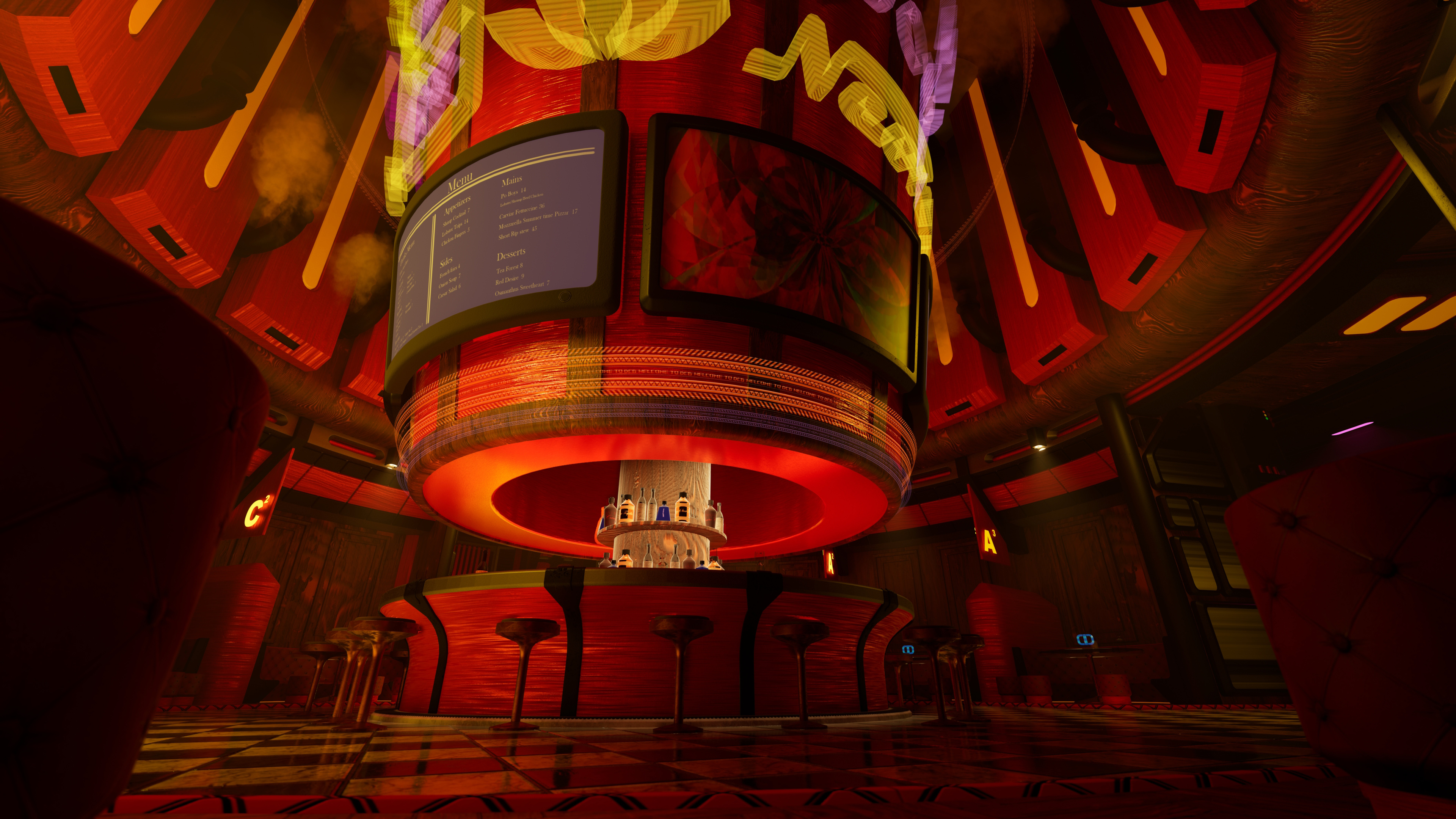 NYX Game Awards Winner – Desert Central Bar – UE5 Real-Time Environment Design by Weitao Dai (Independent Artist) (Image 2)