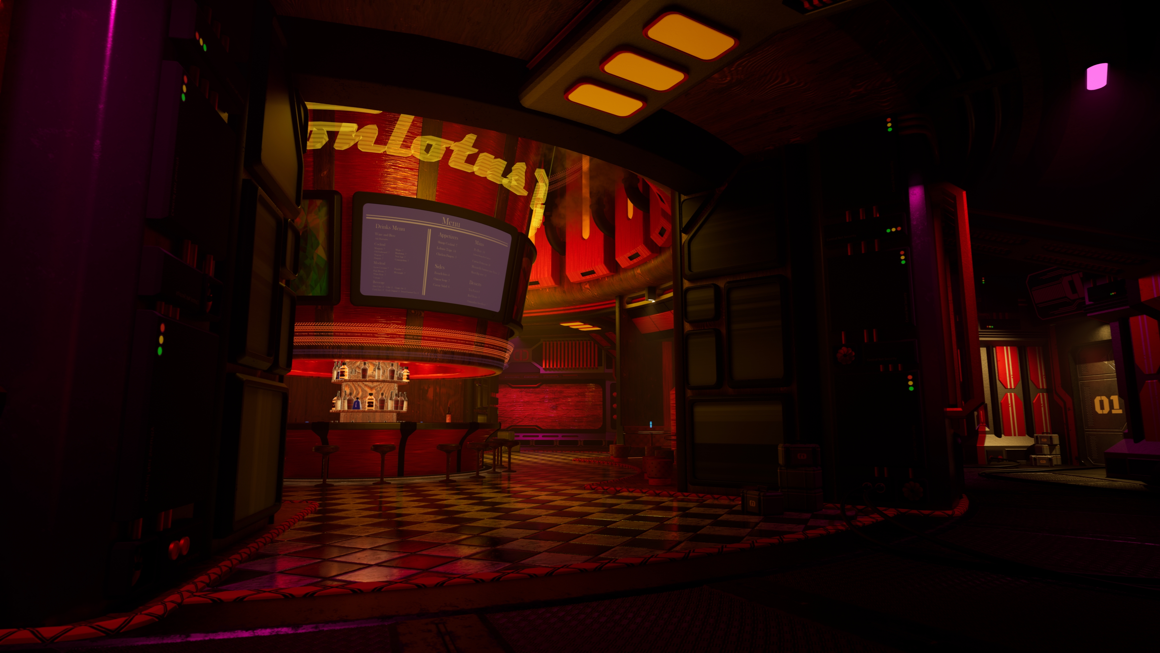 NYX Game Awards Winner – Desert Central Bar – UE5 Real-Time Environment Design by Weitao Dai (Independent Artist) (Image 7)