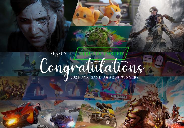 NYX Game Awards 2021 Season 1 Winners Announced