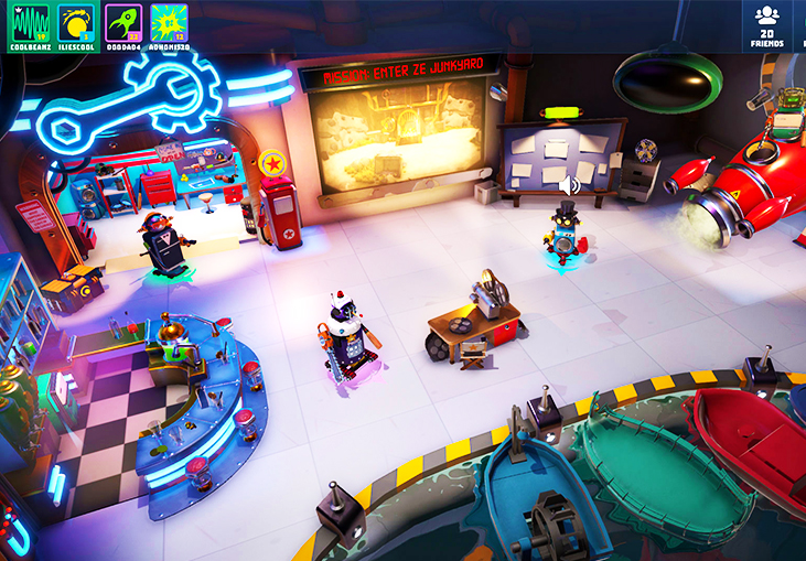 Stop A Robot Uprising With Your Friends In Robo Revenge Squad!