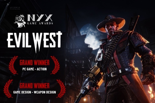 Focus Entertainment's Evil West for Flying Wild Hog Strikes Terror with 2 Grand Wins and Gold Medal!