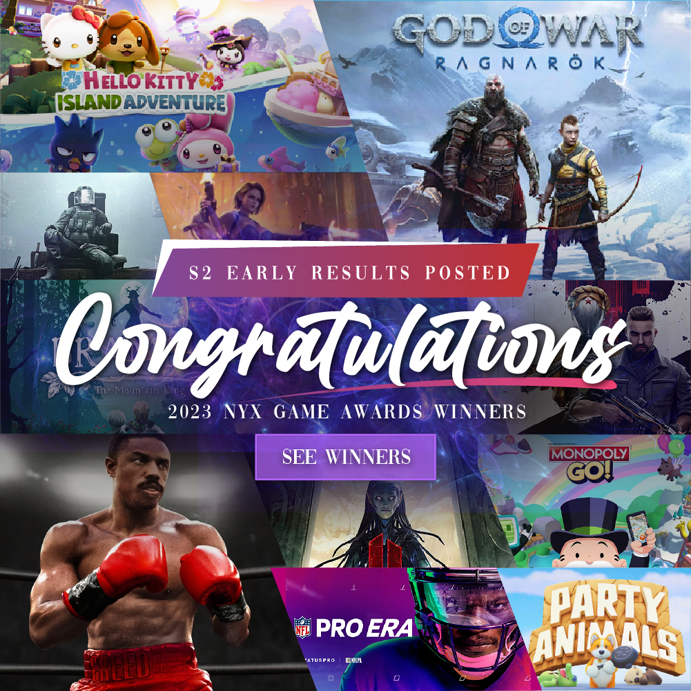 NYX Game Awards has announced the 2023 Season 2 Early Winners to the public!