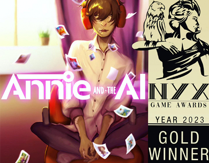 Annie and the AI won GOLD and SILVER! 