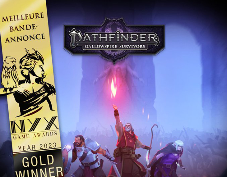 Pathfinder: GallowspireSurvivors wins gold at the 2023 NYX Awards! 