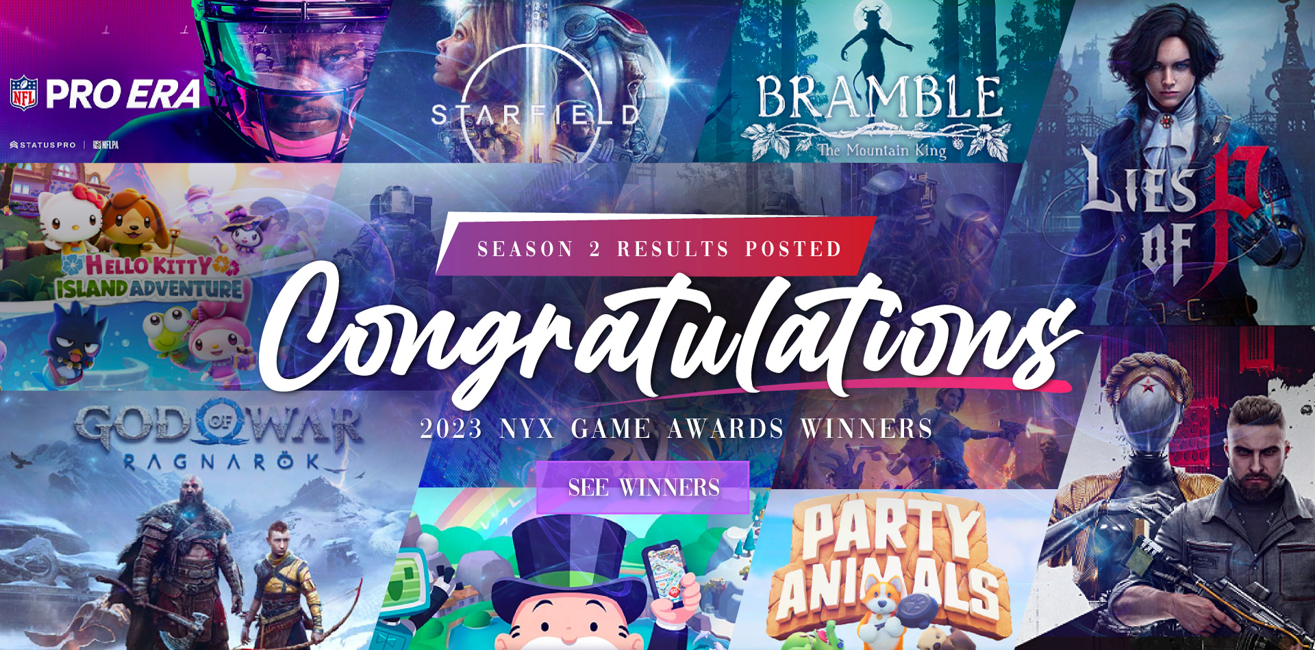 2023 NYX Game Awards Full Results Announced!