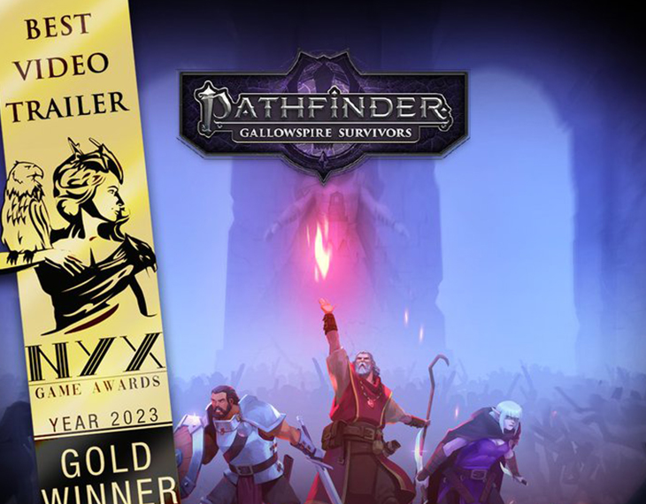 Pathfinder: Gallowspire Survivors takes gold at NYX Game Awards 2023!