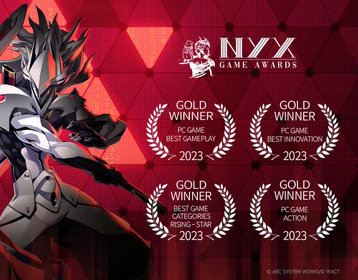 BlazBlue Entropy Effect proudly wins four Gold Awards at NYX Game Awards 2023! 