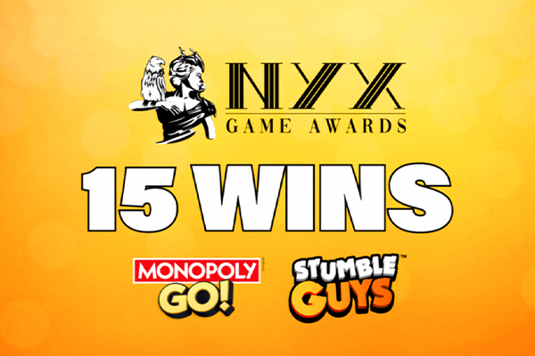 Scopely just scored 15 more awards at the NYX Game Awards, bringing us to an incredible 39 wins for the year! 