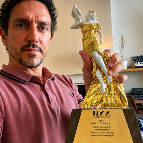 NYX Game Awards Winner –  AvantGarden Games, Daniele Carmosino and Christof Unterberger
